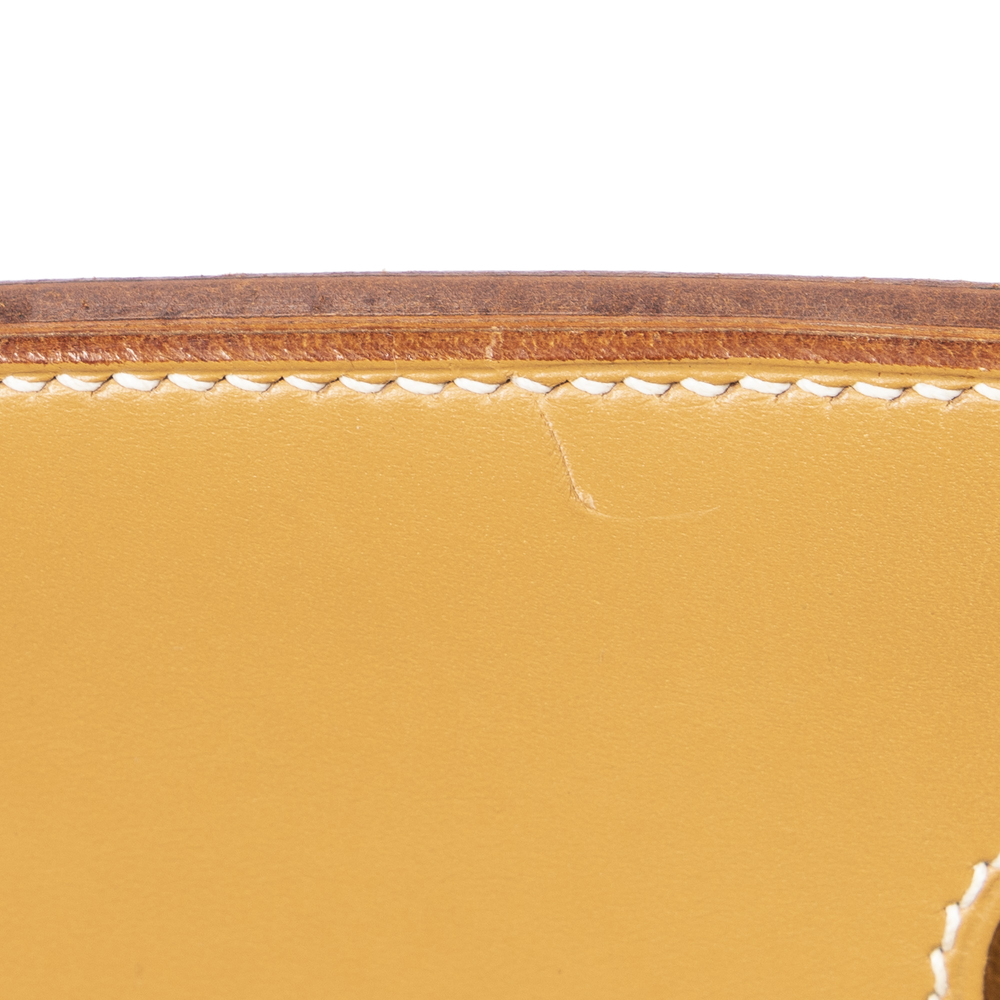 Hermes Birkin 40 in Curry Yellow Chamonix Leather - Picture 2 of 9